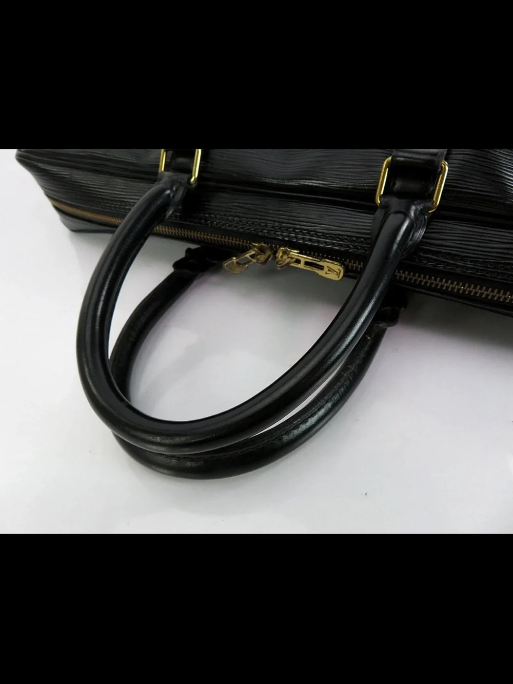 Louis Vuitton Black Epi Leather Top-Handle Briefcase